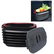 Resim Cbtx Kamp Ve Dış Mekan İçin Kapaklı 37l Araç Katlanabilir Plastik Organizatör Kutusu 