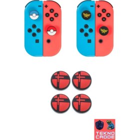 Resim Beboncool Nintendo Switch/switch Oled/switch Lite Analog Koruyucu Silikon Pad 