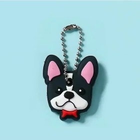 Resim Mınıso 46 Modelli Toptan Anime Anahtarlık Kapağı - Minnie Karikatür Taşınabilir Anahtarlık Tutucu Koyu Haki Kırmızı 