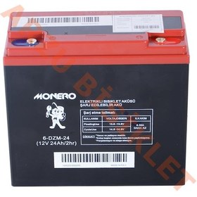 Resim Monero Akü 12 V 24 Ah Jel Elektrikli Motosiklet Aküsü 