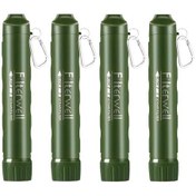 Resim Willowhaven 2 Adet Yükseltilmiş Kişisel Su Filtresi Pipeti 4 Aşamalı 0.1 Mikron Ultra Filtre Kamp Seyahat Acil Durum 