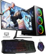 Resim IZOLY I7 860 16gb 256gb Ssd 500gb Hdd Gt740 4gb 24" 100hz Yeni Gaming Pc Al Oyun Oyuncu Bilgisayarı Pc 