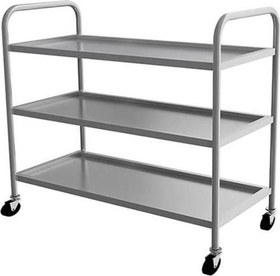 Resim EMP.2.SV.03 Krom Servis Arabası - 3 Katlı - 55x86x90 cm 