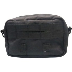 Resim Dolıty Motosiklet Çatal Çanta Case Depolama Kılıfı Sırt Siyah 