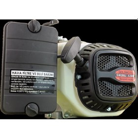 Resim Goldmoto Gm200J Benzinli Motor 6.5 Hp İpli Krank Mili Krank Mili 