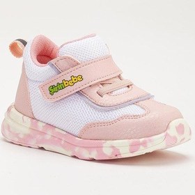 Resim Şirin Bebe Şirinbebe Ortopedik Kız Bebek İlk Adım Spor Ayakkabı Pembe Cırtlı Anorak Malzeme-3710 Pembe 