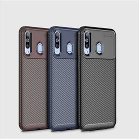 Resim Samsung Uyumlu Galaxy M30 Kılıf Karbon Silikon Case 