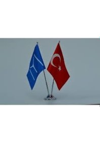 Resim Tekli Masa Bayrak Takımı 