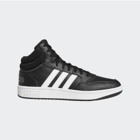 Resim adidas Erkek Hoops 3.0 Mid Classic Vintage Siyah Spor Ayakkabı Gw3020 