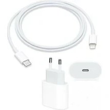 Resim Worldway Iphone 12 Pro Uyumlu Typc Girişli 20W Hızlı Adaptör + Typ-C Kablo 