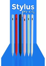 Resim Büro Ev Ofis Bilgisayarı İçin Beyaz Ios Uyumlu Dokunmatik Stylus Kalem 