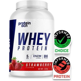 Resim Proteinocean Whey Protein Çilek- 1.6kg - 64 Servis 