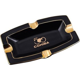 Resim Bek Tobacco Cohiba 50.yıl Seramik Puro Küllüğü Siyah/gold 4lü 