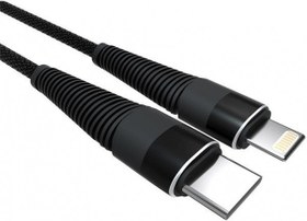 Resim Apple iPhone Lightning 5A 100 W Örgülü Hızlı Şarj ve Data Kablosu 1 Metre Siyah SZC-01 