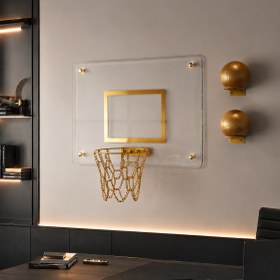 Resim Prime Cam Basketbol Gold - Gold / 47 x 82 x 28 cm / Cam 