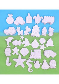 Resim Taş Boyama Çocuk Etkinliği, 30'lu Taş Boyama Seti, El Becerisi Ve 