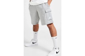 Resim Nike Sportswear Clup Fleece Erkek Gri Kargo Cepli Şort 