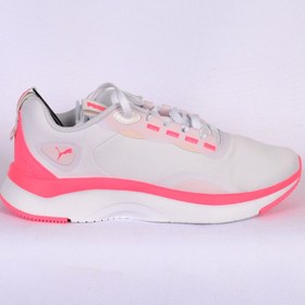 Resim Puma 397673 02 Softride Orla Bağcıklı Ortapedik Taban Yab Destekli Beyaz-Pembe Kadın Spor Koşu Ayakk 