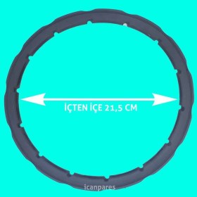 Resim İcanpares Tefal Uyumlu Düdüklü Tencere Lastik Kapak Conta Lastiği 21.5 cm 5/6 Lt 