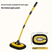 Resim Topnotch Brush Head No 1 Ergonomik Kavisli Sap Dönen Tasarım Dayanıklı Kumaş Malzeme Güçlendirilmiş Tutuş 