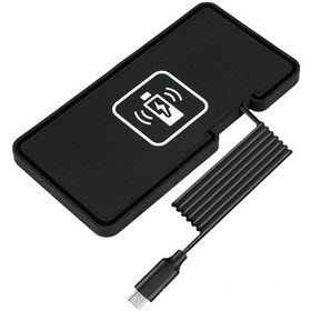 Resim 15w Araç Kablosuz Şarj Matı Kaymaz Ped İphone 14 13 12 Pro Max İçin 