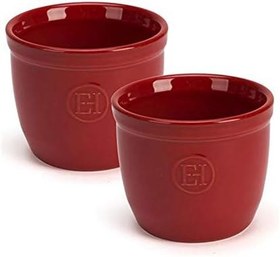 Resim Emile Henry Ramekin Fırın Kabı 8 cm Kırmızı/Burgundy 
