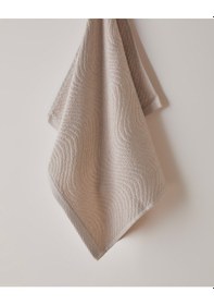 Resim English Home Wave Pamuk Yüz Havlusu 50x70 Cm Açık Bej Açık Bej 