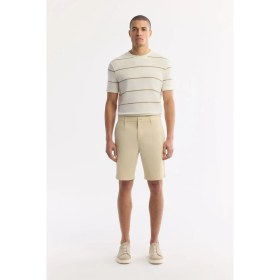 Resim AVVA Erkek Bej Klasik Bel Pamuklu Bi-Stretch Relaxed Fit Şort A51Y3727 