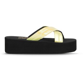Resim Bueno Shoes Sarı Limon -sipahi Kadın Dolgu Topuklu Terlik 26wt230164 