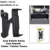 Resim Tablet Ve Telefon Tutucu Araç Içi Arka Koltuk Kafalık Model 