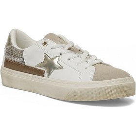 Resim Butigo 26s-106 6fx Beyaz Kadın Sneaker 000000000102203292 Beyaz-altın 