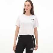 Resim The North Face W Sımple Dome Cropped Slım Tee Kadın T-Shirt Beyaz 