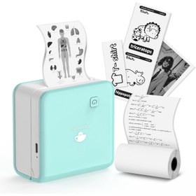 Resim Phomemo M02 Pro Mini Taşınabilir Akıllı Cep Sticker Fotoğraf Yazıcı, Yapay Zeka Destekli Uygulama 