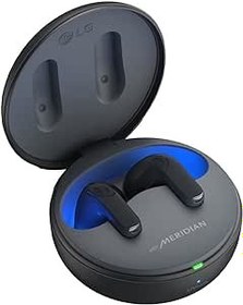Resim LG TONE Free DT80Q kulak içi Bluetooth kulaklık, Dolby Atmos ses, MERIDIAN teknolojisi, ANC (Active Noise Cancellation), UVnano ve IPX4 su sıçramasına karşı koruma, siyah 
