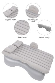 Resim Wiimi Araç Içi Şişme Yatak- Iki Hava Yastıklı, Araba Seyahat Ve Kamp Suv Ve Binek Araçlara Uygun 