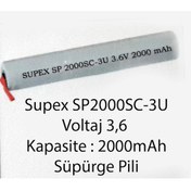 Resim Supex Sp2000Sc-3U Şarj Edilebilen Süperge Pili 2000 Mah 