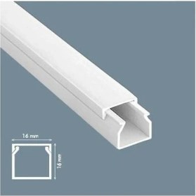 Resim Mutlusan Yapışkanlı Kablo Kanalı 16X16 5boy 10MT 