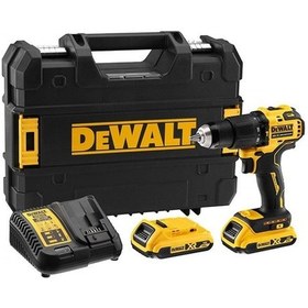 Resim Dewalt DCD709D2T-QW 18V 1.5 Ah Çift Akülü Kompakt Kömürsüz Darbeli Matkap 