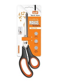 Resim Sarff Easy Grip Kauçuk Plastik Saplı 24cm Ofis Makası 