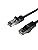 Resim IRENIS 25 cm Cat7 S/FTP PUR Endüstriyel Ethernet Kablosu, RJ45-RJ45, 10Gbit/s, UV ve Yağ Dayanıklı, Dış Ortam, Siyah 