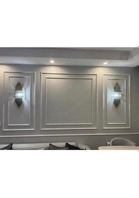 Resim Boyanabilir Dekoratif Pvc Duvar Çıtası 2.5 Cm 1 Boy 240 Cm Duvar Süsleri Koridor Salon Çıta Tasarım 