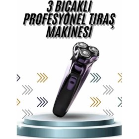 Resim İlkyaz Fashion Günlük Kullanıma Uygun Profesyonel Tıraş Makinesi Döner Başlıklı ILKYZ-KRGRS34 