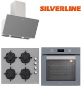 Resim Silverline Sılverlıne 3'lü Ankastre Set (BO6502S02-3457 SOHO-CS5335S02) 