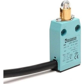 Resim Emas L61K13MUM331 L61 Metal Gövde 13 mm Metal Makaralı Pim Ani Hareketli 1NO+1NC Sınır Şalter 
