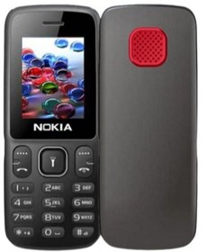 Resim Nokia Siyah Kırmızı Şeritli Yeni Model Telefon 2100redbck1 