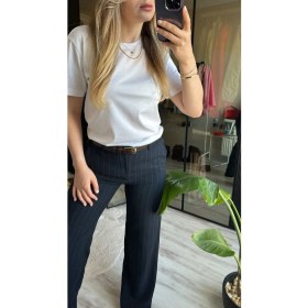 Resim Kadın Kahverengi Hakiki Deri Kadın Kemer En 2cm 