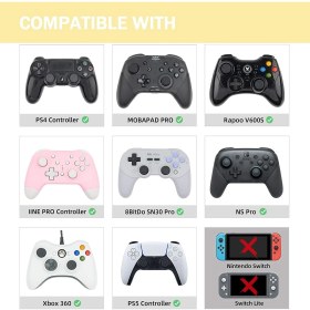 Resim Byoztek Xbox One 2 Adet God Of War Kabartma Desenli Analog Başlığı 