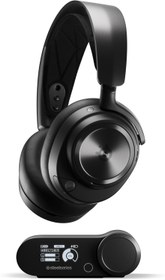 Resim SteelSeries Arctis Nova Pro Wireless Multi-Platform Gaming Kulaklık, Hi-Fi Ses Sürücüleri, Aktif Gürültü Giderme - Clearcast Gen2 Mikrofon - PC, PS5, PS4, Switch, Mobil Siyah 