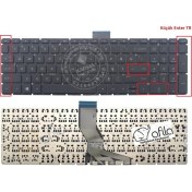Resim Afila Hp Pavilion Gaming 15-DK0013NT 7AM62EA Notebook Klavye (Siyah Tr) Işıklı 
