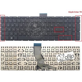 Resim Afila Hp Pavilion Gaming 15-DK0013NT 7AM62EA Notebook Klavye (Siyah Tr) Işıklı 